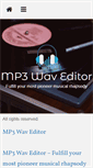 Mobile Screenshot of mp3waveditor.com